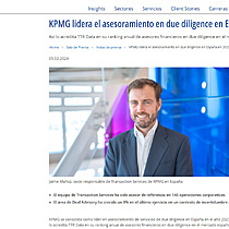 KPMG lidera el asesoramiento en due diligence en Espaa en 2023